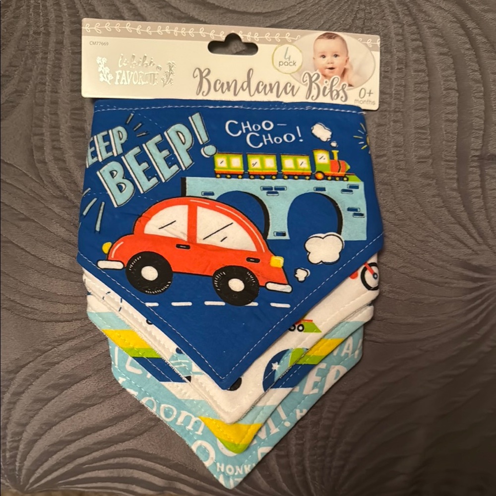 Bandana Bibs 4 pack